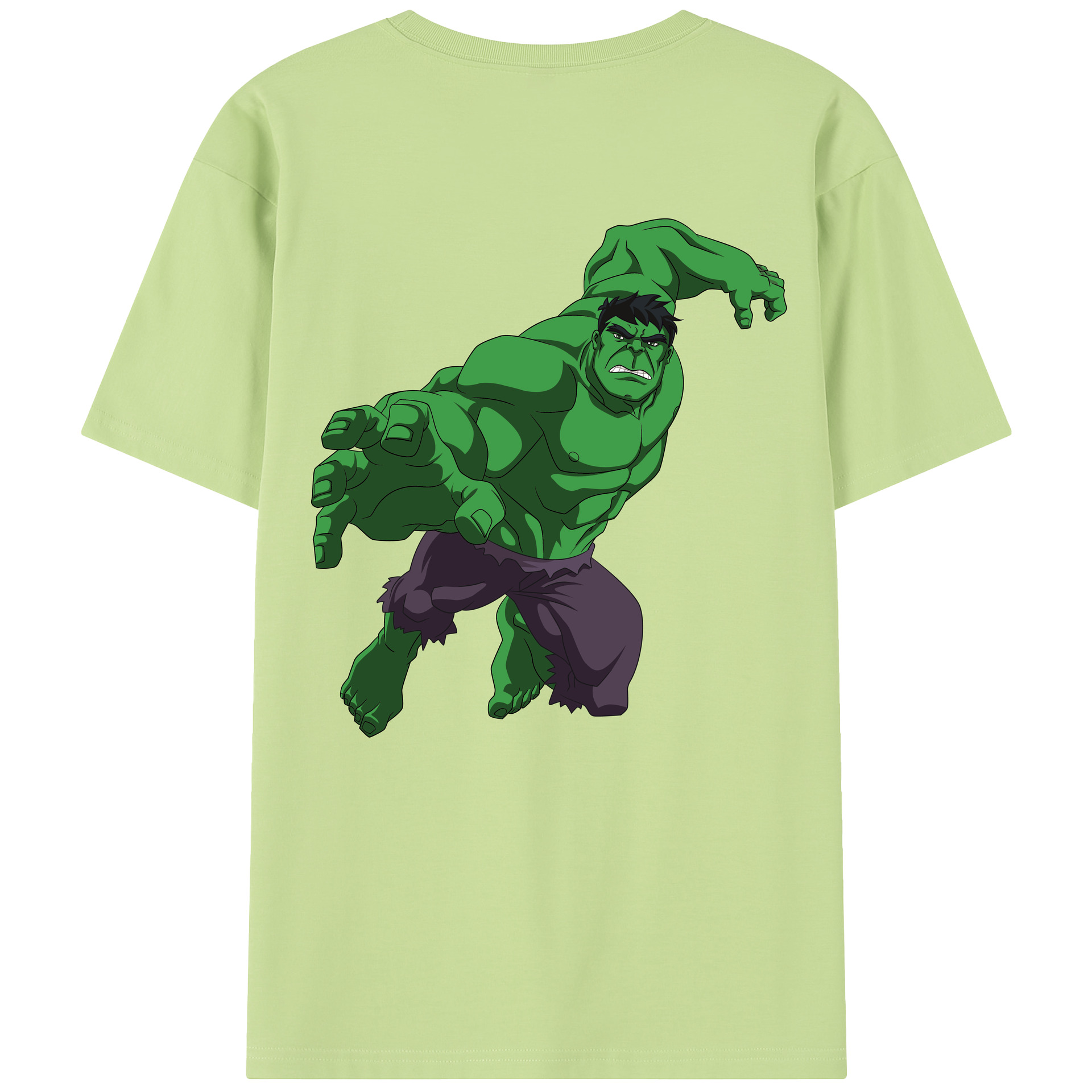 （画像用） アベンジャーズ The Avengers 綿100％半袖Tシャツ（背面プリント）